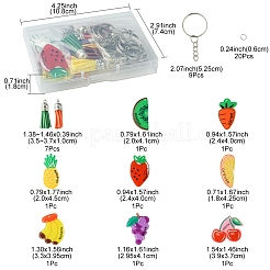 Наборы для изготовления акриловых брелоков с фруктами своими руками&nbsp;DIY-FS0006-80