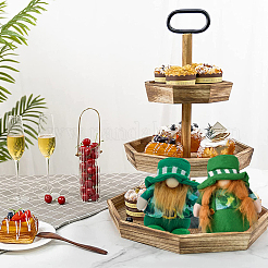 2 шт. 2 стиля День Святого Патрика тканевый гном безликая кукла&nbsp;DJEW-GF0001-63