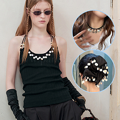 2 ярд хлопковой кружевной ленты с бахромой&nbsp;OCOR-PH0007-57