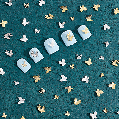 200 шт. 8 стиля кабошонов из латуни и сплава&nbsp;MRMJ-CA0001-35