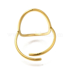 Ионное покрытие (ip) 304 нержавеющая сталь кольца для женщин&nbsp;RJEW-U017-34G