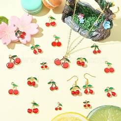 40шт 8 стиля подвески из сплава с эмалью&nbsp;ENAM-CJ0006-93