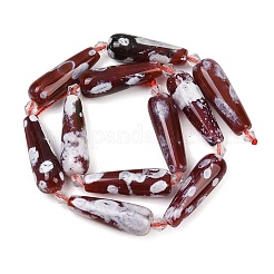 Природные пожары треск агат бисер нитей&nbsp;G-K393-F01-10x30