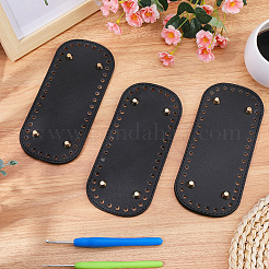 3 шт. овальное дно сумки из искусственной кожи своими руками&nbsp;DIY-CL0002-33B