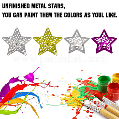 40 шт. 2 стиля железных звездных украшений&nbsp;AJEW-GF0012-12