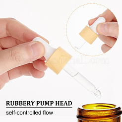 Прямые стеклянные глазные капельницы&nbsp;LS-MRMJ-WH0075-60B-01