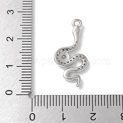 Латунные микропаве прозрачные подвески с фианитом&nbsp;LS-KK-S505-04P-02