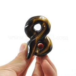 Естественный тигр украшения дисплея глаз&nbsp;PW-WG90085-01