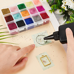 DIY 3 D украшения искусства ногтя бисера мини стекла&nbsp;MRMJ-OC0002-05