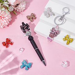 7шт 7-х цветная полимерная глина со стразами CLAY-GA0001-05