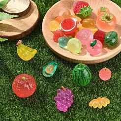 50 шт. 25 стиля светящихся смоляных украшений для кукольного домика&nbsp;FIND-CJ0003-51