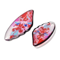 4шт 4 стиля прозрачные подвески из эпоксидной смолы&nbsp;RESI-B032-02F