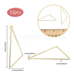 32 шт. Сплав с открытой задней панелью большие подвески&nbsp;PALLOY-CA0008-40
