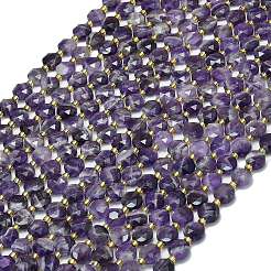 Природный аметист нитей бисера&nbsp;G-C116-A46-02B