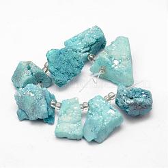 Гальванические нити шарик натуральный агат&nbsp;G-G893-02