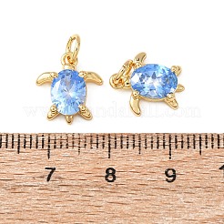 Латунные микро проложить кубического циркония подвески&nbsp;KK-C143-16G