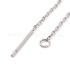 Фурнитура для сережек-гвоздиков из нержавеющей стали 304&nbsp;LS-X-STAS-E161-06P