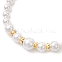 Браслеты из круглых бусин с ракушечным жемчугом для женщин&nbsp;BJEW-JB11923