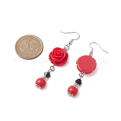 Серьги с подвесками из смолы&nbsp;EJEW-JE06016