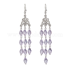 Серьги-подвески с имитацией австрийского хрусталя&nbsp;EJEW-JE06545-01