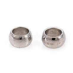 Не тускнеющие разделительные бусины из нержавеющей стали 201&nbsp;LS-STAS-L244-24C-P