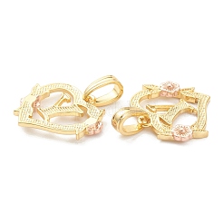 Настоящие кулоны из латуни&nbsp;KK-J042-43G-Y