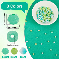 1000 шт. 3-х цветные стеклянные бусины&nbsp;SEED-SP0001-07B