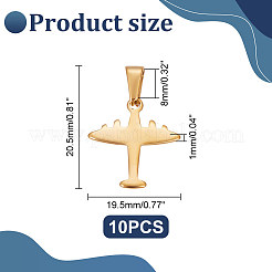 10 шт. подвески из нержавеющей стали 304&nbsp;STAS-UN0054-42