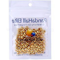 Золотые латунные бусины-проставки 6x4 м&nbsp;KK-PH0004-16G