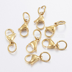 Ионное покрытие (ip) застежки-лобстеры из нержавеющей стали 304&nbsp;LS-STAS-P139-A15-G