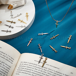 Подвески из сплава 100шт 5 цветов&nbsp;TIBEP-GO0001-02