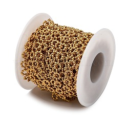 Цепочки с подвесками в виде цветов из нержавеющей стали 304&nbsp;CHS-B006-04G