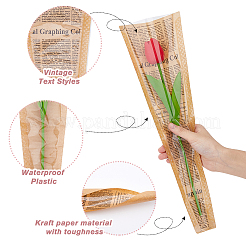 2 пакет 2 стиля подарочные пакеты из крафт-бумаги&nbsp;AJEW-FH0003-94