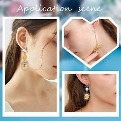 150 шт. 3-х видов пластиковых клипсовых сережек&nbsp;KY-SC0001-72