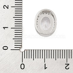 Латунные микро проложить кубического циркония слайд подвески&nbsp;ZIRC-I068-11P-A