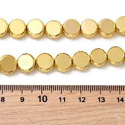 Стеклянные бусины с гальваническим покрытием &nbsp;EGLA-F166-04C