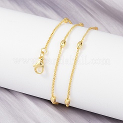 Ожерелье из латунных спутниковых цепочек для женщин&nbsp;LS-NJEW-P265-17G