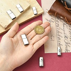 6 шт. 3 стиля магнитных застежек из нержавеющей стали 304 с клеевыми концами&nbsp;STAS-CJ0003-26