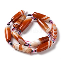 Природный агат бисер нитей&nbsp;G-K334-01E