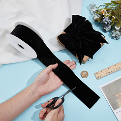 Лента из бархата и спандекса&nbsp;OCOR-WH0082-467H