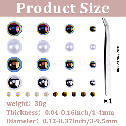 1 пакетик кабошонов из смолы&nbsp;RESI-CP0001-11A