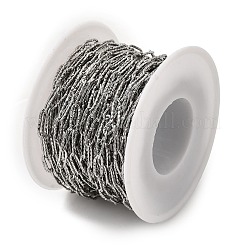 Текстурированные цепочки-скрепки из нержавеющей стали 304&nbsp;CHS-I009-01P-A