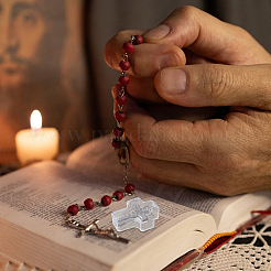 60 шт. 2 стиля крестообразные переносные пластиковые маленькие шкатулки для хранения ювелирных изделий с крышкой&nbsp;AJEW-FH0006-76