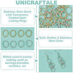 60 шт. 2-х цветные быстроразъемные соединения из нержавеющей стали 304&nbsp;FIND-UN0003-83