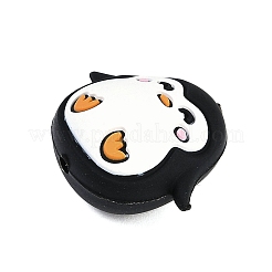 Силиконовые бусины&nbsp;SIL-Q028-01G