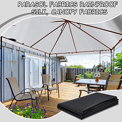 Водонепроницаемый холст ткань Оксфорд для улицы&nbsp;AJEW-WH0348-168B