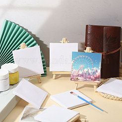 Квадратные деревянные доски для рисования&nbsp;DIY-WH0622-483B