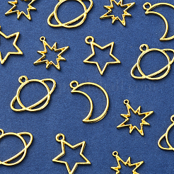 20 шт. 4 стиля сплава подвески с открытой задней панелью&nbsp;PALLOY-CJ0002-11