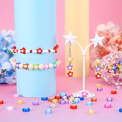 360шт 12 цвета прозрачные акриловые бусины&nbsp;TACR-TA0001-43