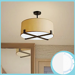 Акриловый плоский круглый складной светоотражающий картон&nbsp;AJEW-WH0596-201A